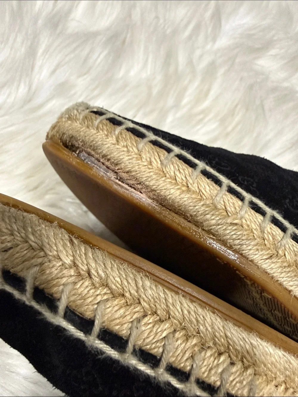 GUCCI Micro Guccissima Suede Espadrilles
